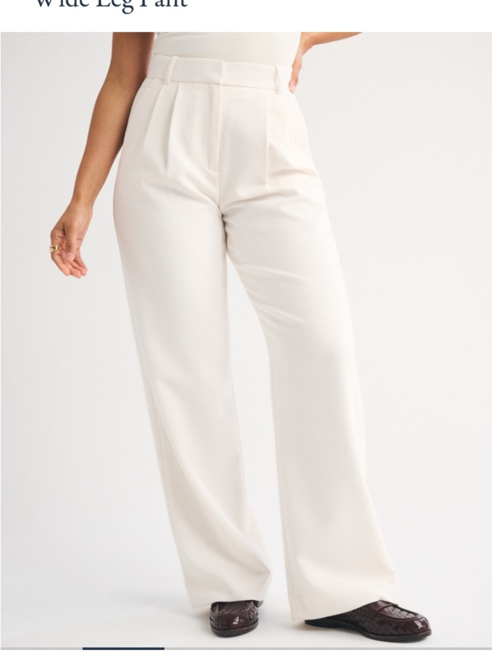 Abercrombie & Fitch Wide-Leg Ultra High-rise pant